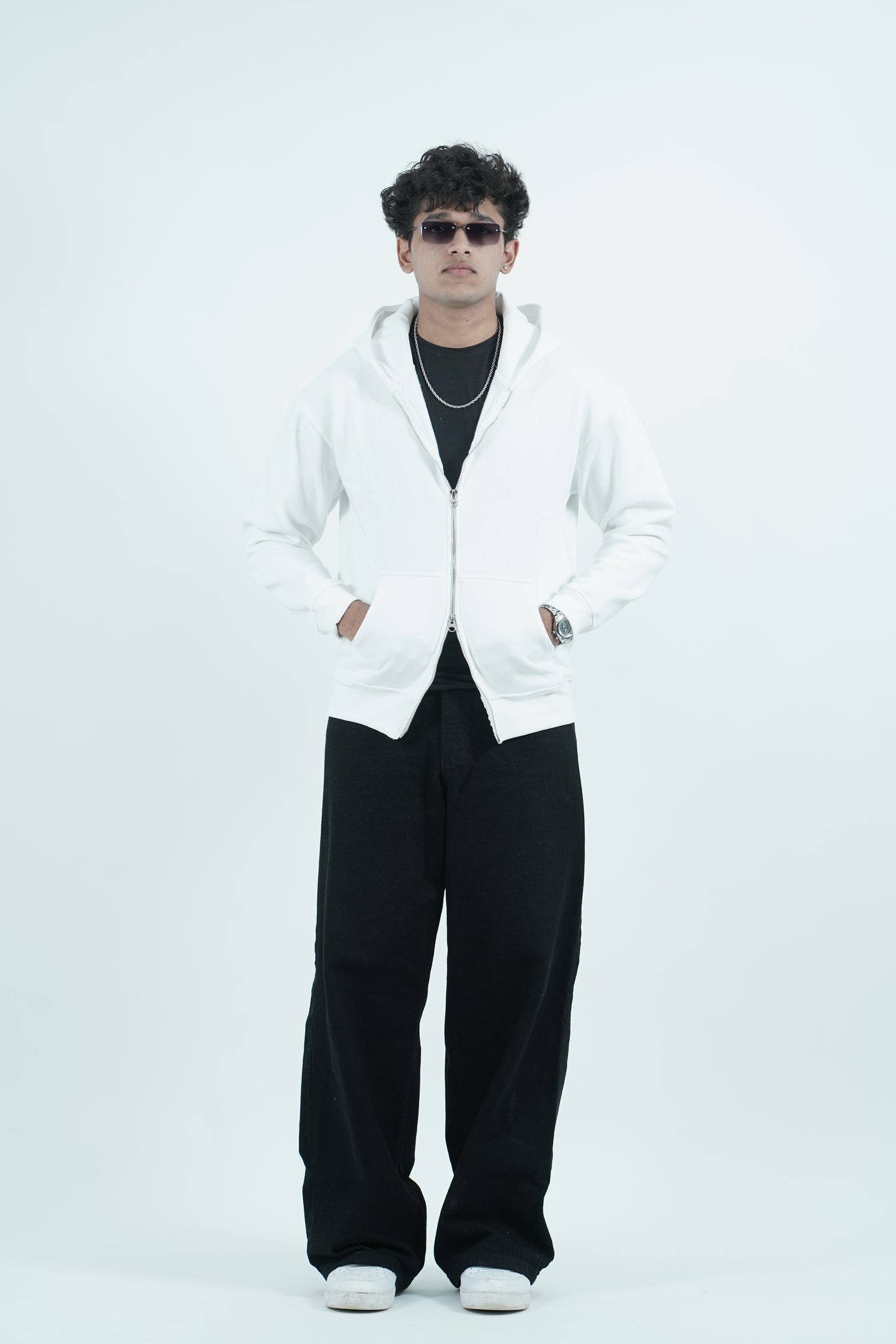 Zipper Jacket ( White )