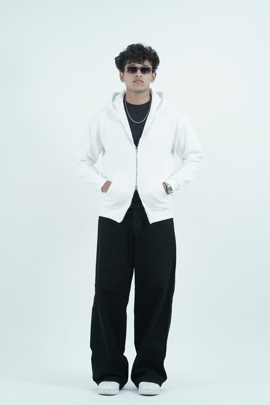 Zipper Jacket ( White )