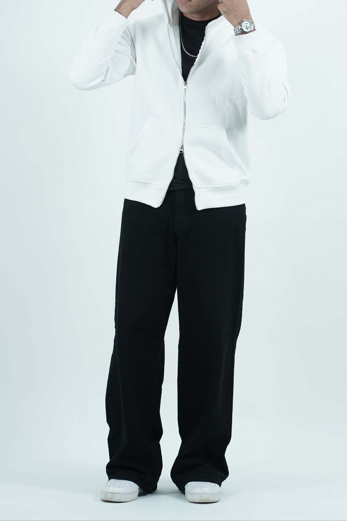 Zipper Jacket ( White )