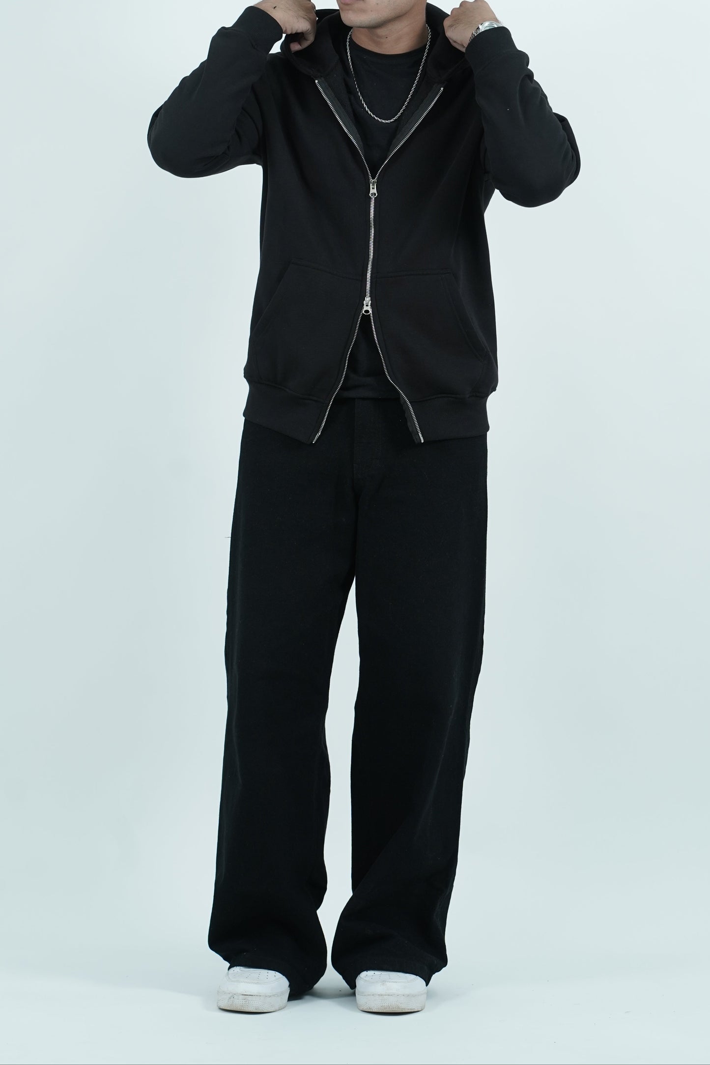 Zipper Jacket ( Black )