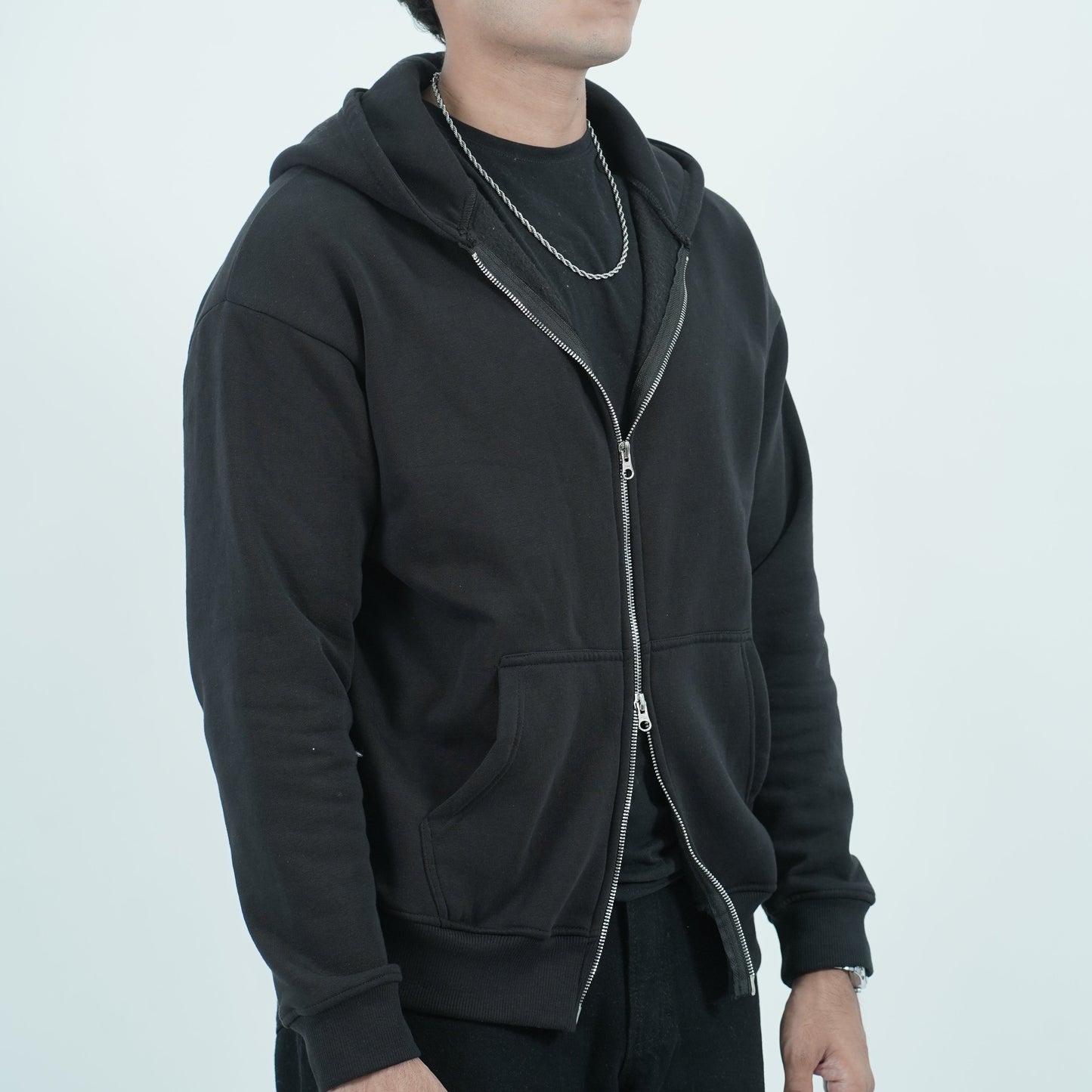 Zipper Jacket ( Black )